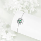 925 Sterling Silver Clover Bracelet 