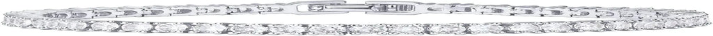 14K Gold Plated 3Mm Cubic Zirconia Classic Tennis Bracelet 
