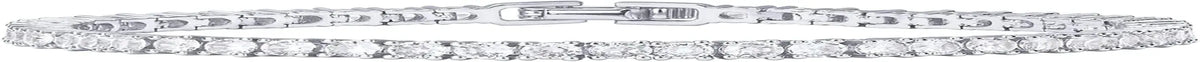 14K Gold Plated 3Mm Cubic Zirconia Classic Tennis Bracelet 