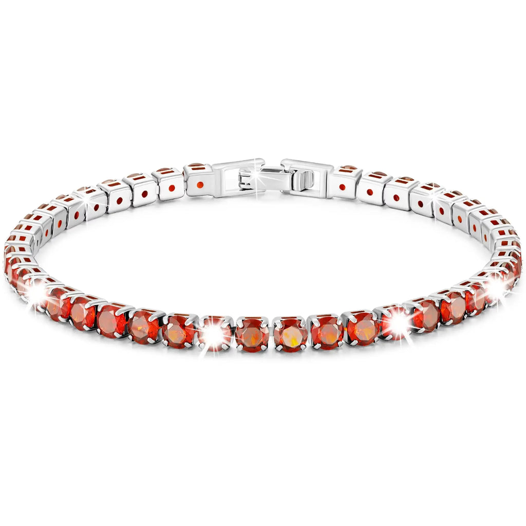 S925 Sterling Silver Plated Tennis Bracelet