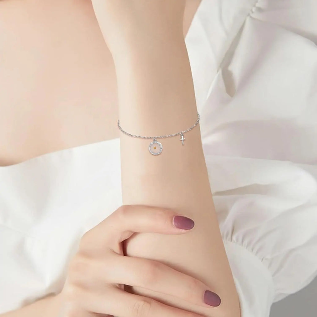 925 Sterling Silver Mustard Seed Bracelet 