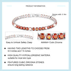 S925 Sterling Silver Plated Tennis Bracelet