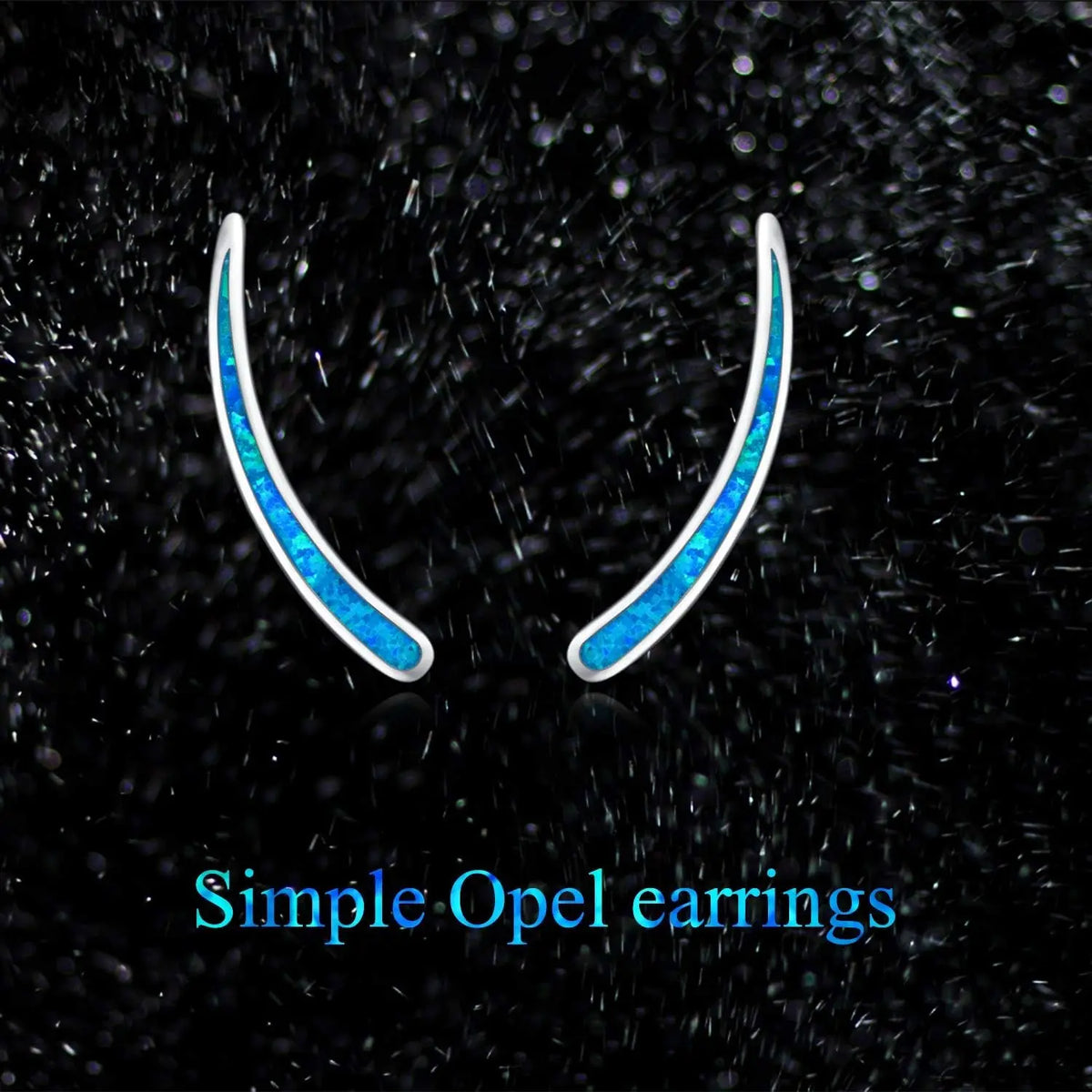 925 Sterling Silver Ear Climbers Earrings for Women Created Opal Earrings for Women Crawler Earrings Jewelry Birthday Valentines Day Gifts for Mom Wife Her