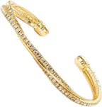 Rhinestone Cuff Bracelet Bangle 