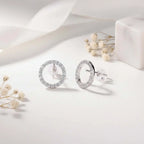 Mini Moissanite Stud Earrings S925 Sterling Silver