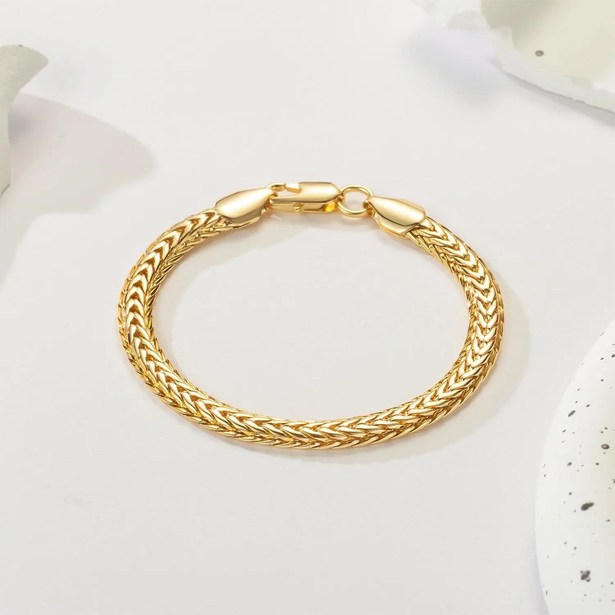14K Gold Bracelet Link Foxtail 