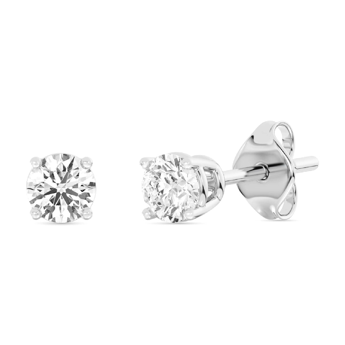 Gilded 1/4 CTW Lab-Grown Diamond Stud Earrings