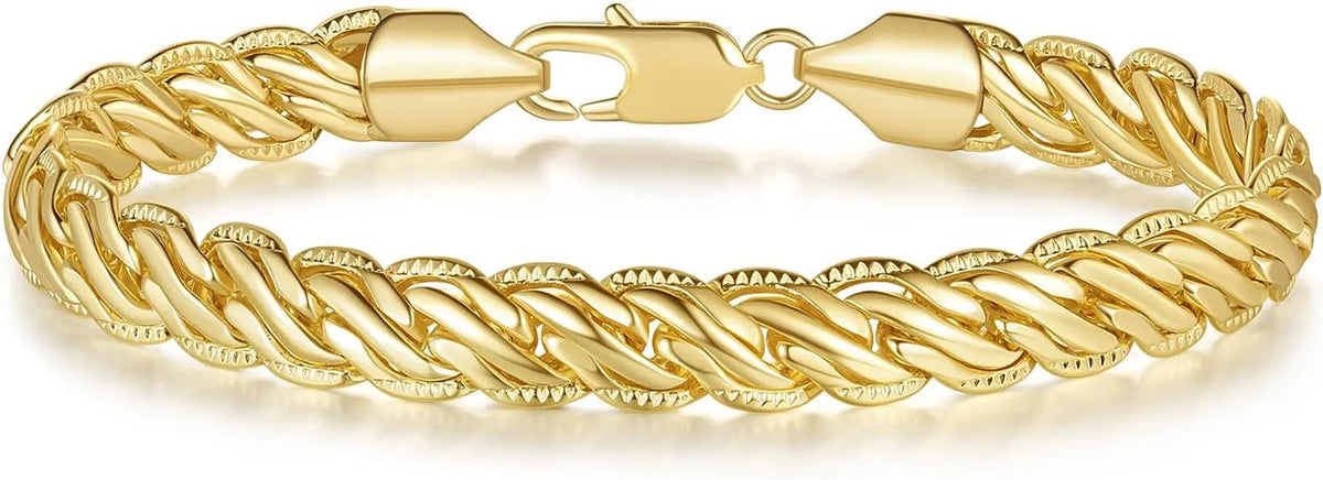 14K Gold Braided Bracelet
