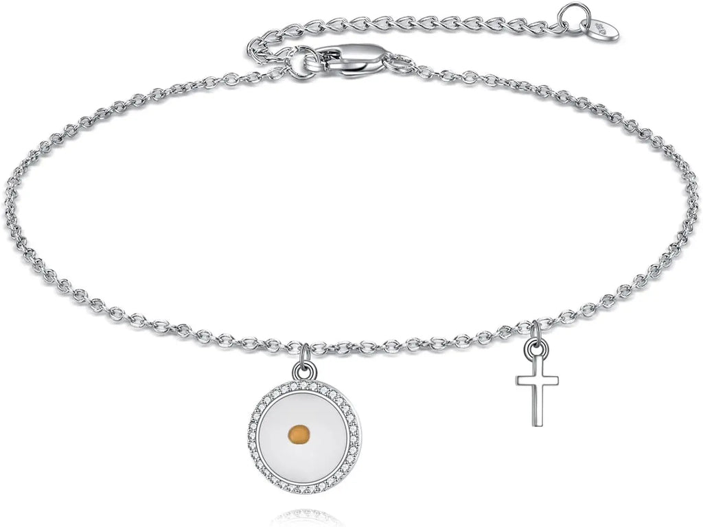 925 Sterling Silver Mustard Seed Bracelet 