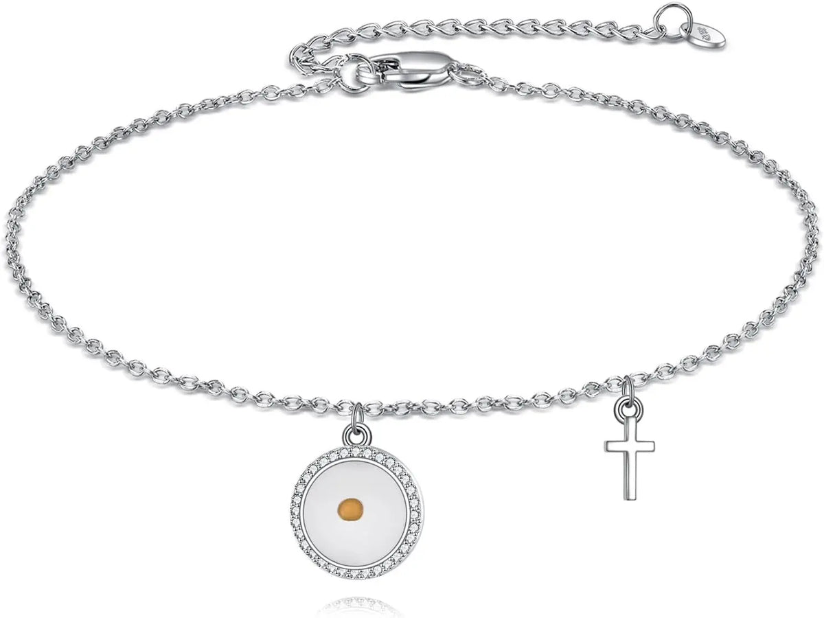 925 Sterling Silver Mustard Seed Bracelet 