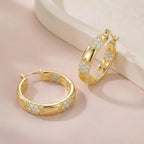 14K Gold Hoop Gold Earrings