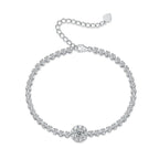 1The Bridge of Magpies Luxury Fashion Mosan Diamond Silver Jewelry Comparable to Natural Diamond Bracelet Prohibit Tk Sales