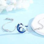 Ocean Wave Bracelet 925 Sterling Silver 
