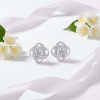 0.5 Carat Moissanite Stud Earrings – S925 Sterling Silver Platinum-Plated